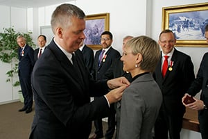 Agency staff member honoured with Medal of Merit